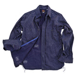 Workman Shirt - Indigo Wabash - Warehouse - Last One - Size Small